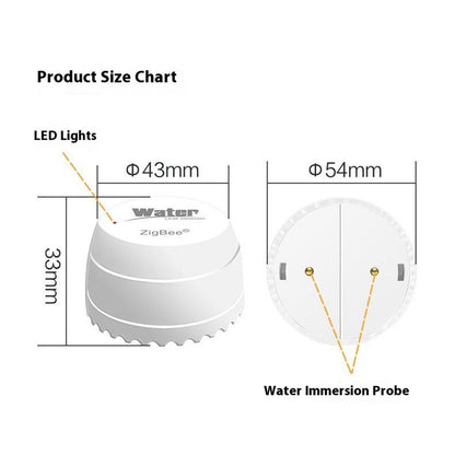 Capteur de détection de fuites d'eau OEM SQ500B, Wi-Fi