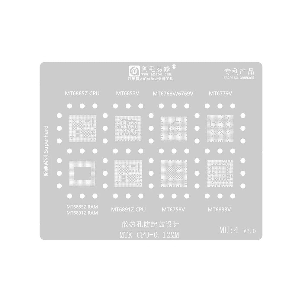 BGA-mesh Amaoe voor CPU MTK MU1-5
