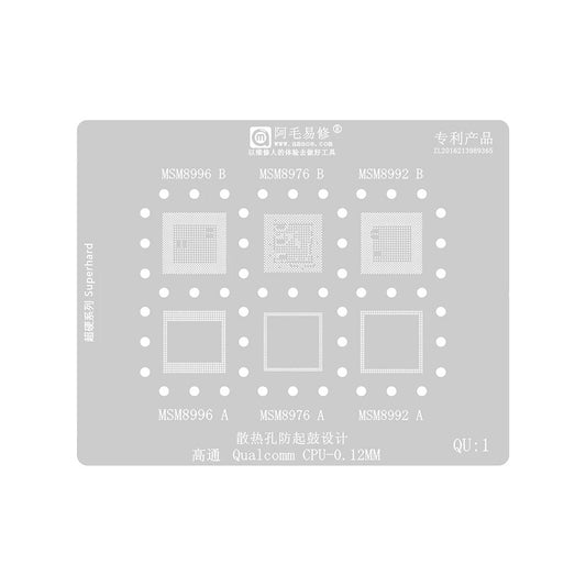 Amaoe BGA-mesh voor CPU Qualcomm QU1-8 Series