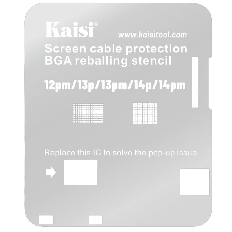 BGA-Schablone Kaisi für Apple iPhone 11 - 14 Pro Max Serie