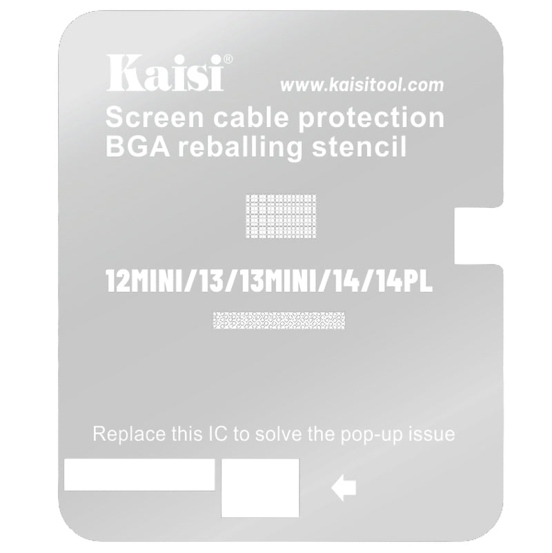 BGA-Schablone Kaisi für Apple iPhone 11 - 14 Pro Max Serie