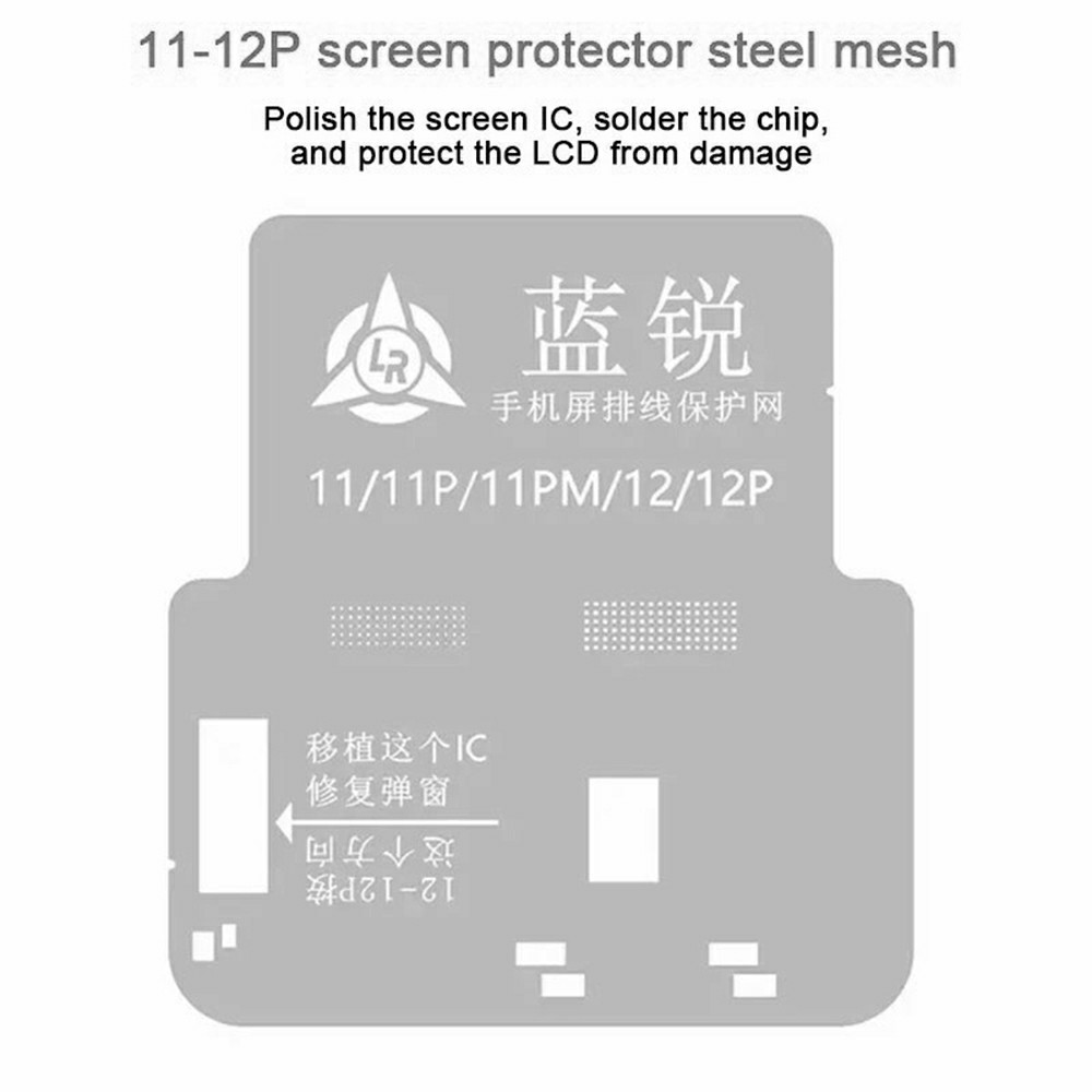 Grille BGA Lanrui pour Apple iPhone 11 - 15 Series