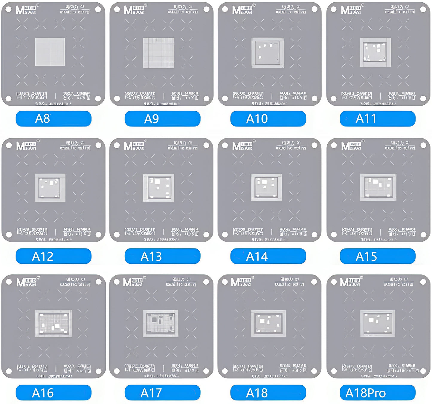BGA MaAnt mal voor Apple iPhone 6 - 16 Pro Max, CPU