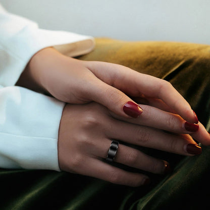 Smart Ring Techsuit R6, Maat 8, Zwart