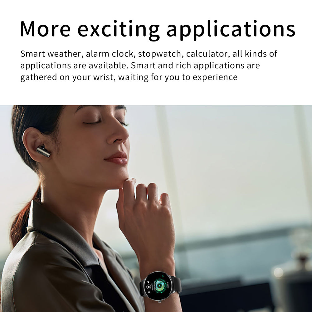 Smartwatch Blavec M01 Vesta Call, Zwart