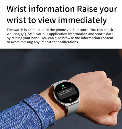 Smartwatch Blavec M01 Vesta Call, Zwart