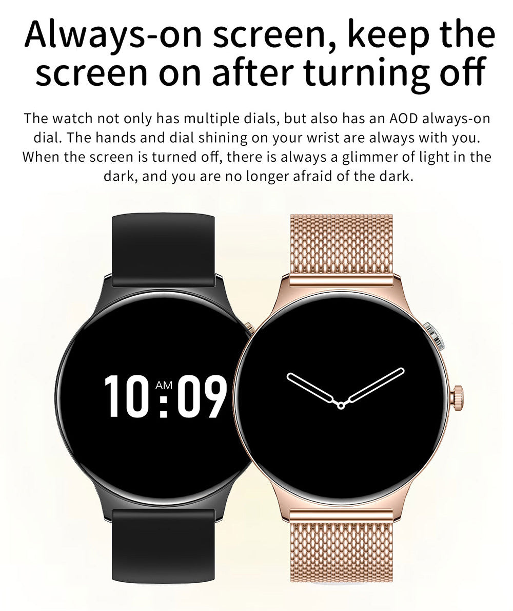 Smartwatch Blavec M01 Vesta Call, Zwart