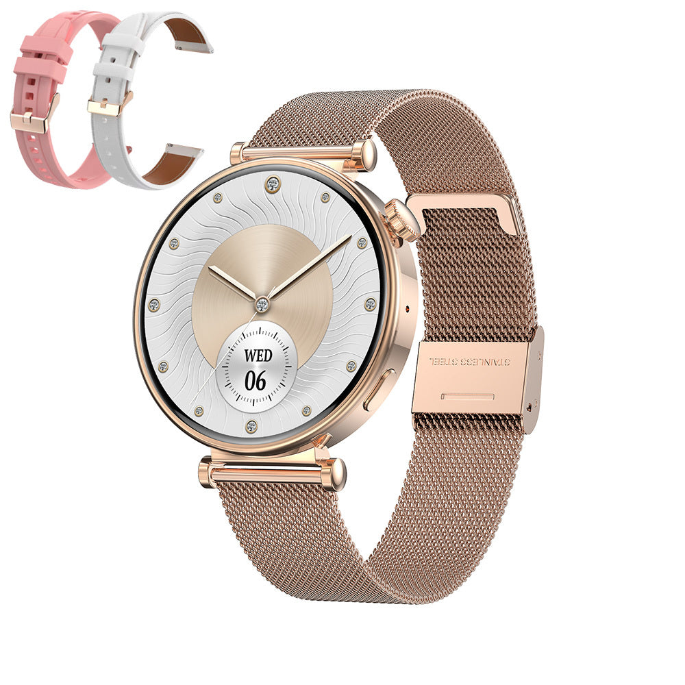 Montre connectée Blavec W17 Amber, rose doré