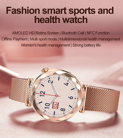 Montre connectée Blavec W19 LIANA, or rose