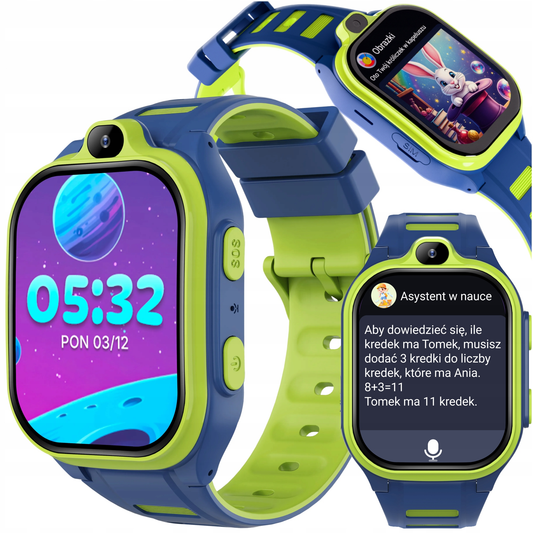 Smartwatch Forever Kids Boost KW-530 Call, Blauw