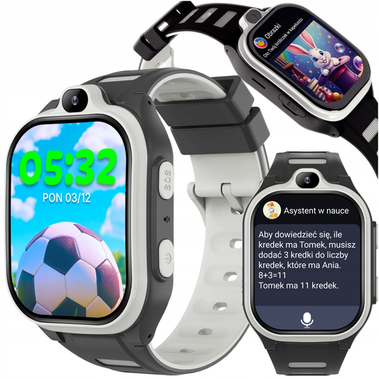 Smartwatch Forever Kids Boost KW-530 Call, Zwart