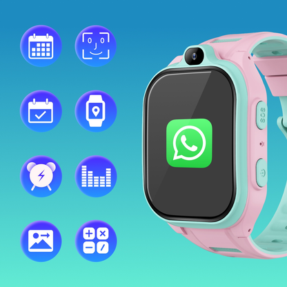Smartwatch Forever Kids Boost KW-530 Call, Rosa
