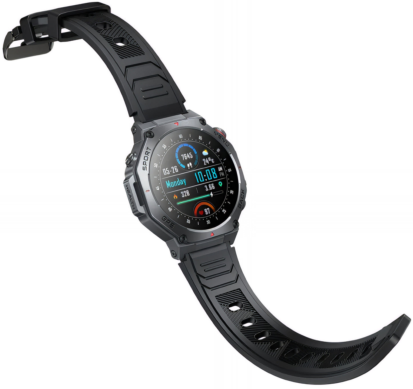 Smartwatch HOCO Y37 Call, Zwart