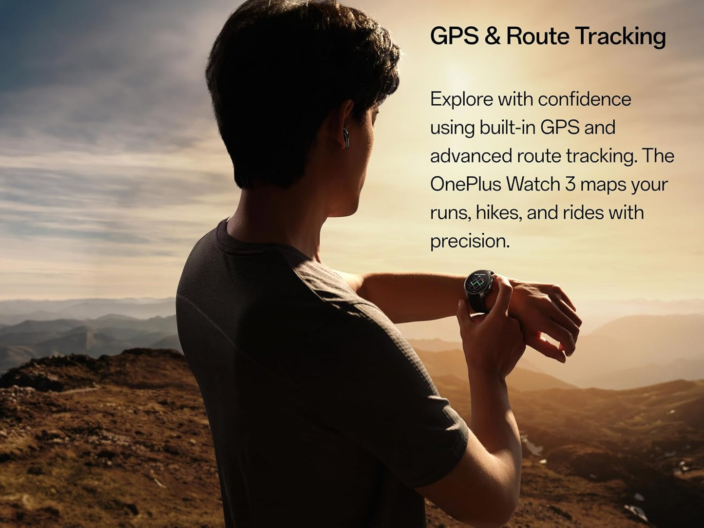 Smartwatch OnePlus Watch 3, 46mm, Noir 5491100340