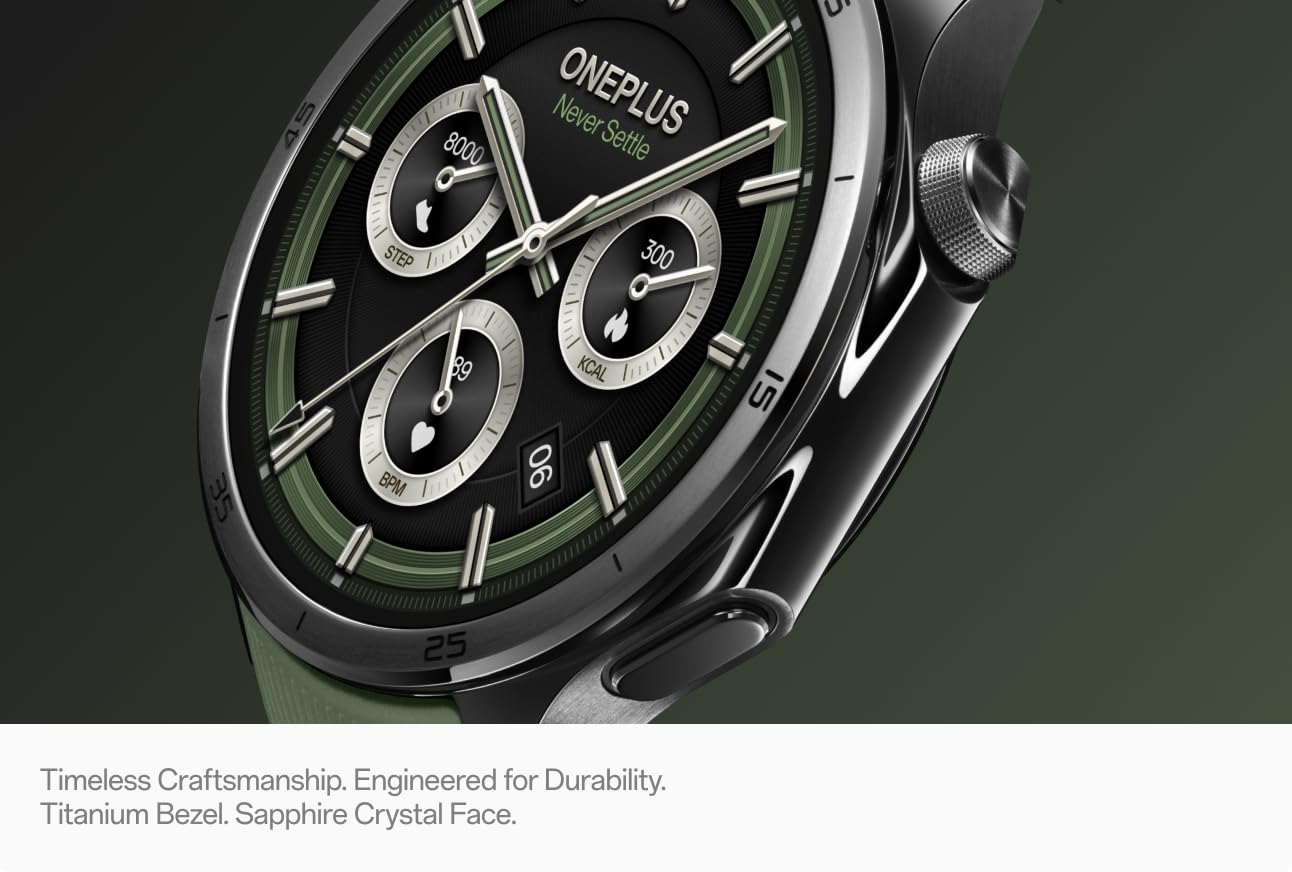 Smartwatch OnePlus Watch 3, 46mm, Noir 5491100340