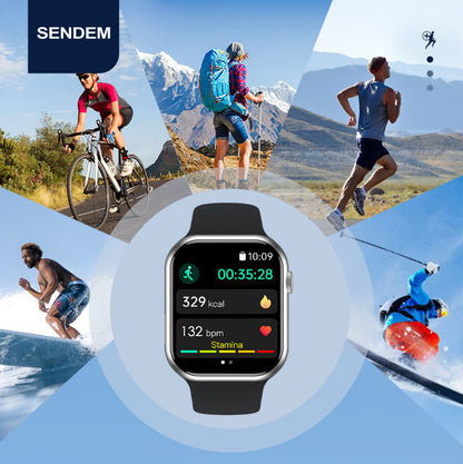 Sendem N9 Max smartwatch, Zwart 