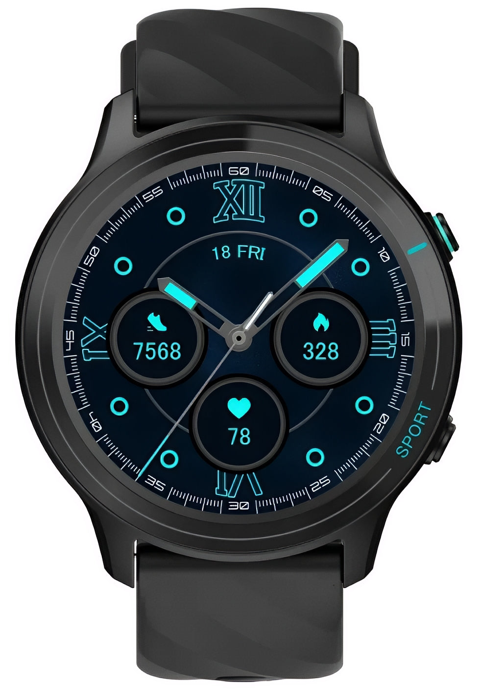Smartwatch Titmo O-100 Call, Zwart
