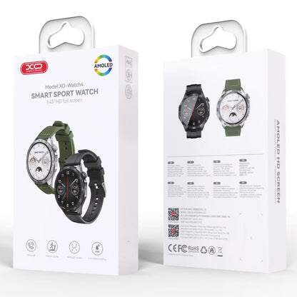 Smartwatch XO Design 4, Schwarz 