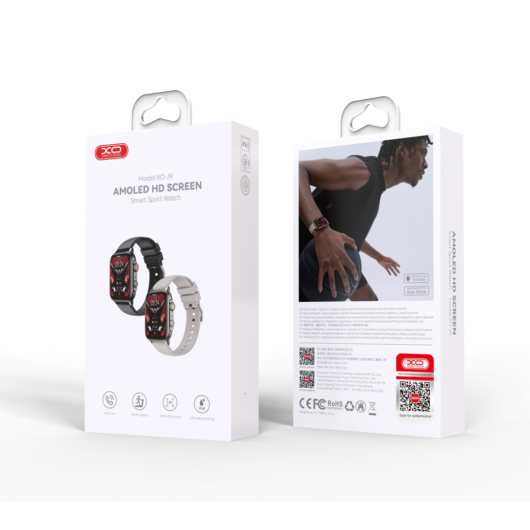 Smartwatch XO Design J9, Zwart