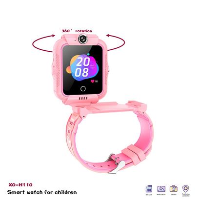 Smartwatch XO Design Kids H110, Rosa