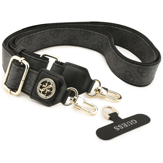 Telefoonkoord Guess 4G Strass Metalen Logo, Zwart