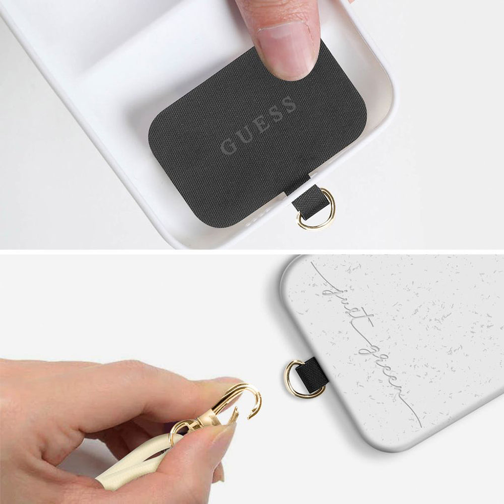 Cordon Téléphone Guess CBDY 4G Charm, Noir