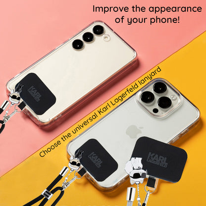 Karl Lagerfeld Choupette Telefoonkoord, Grijs