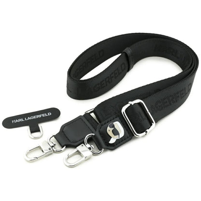 Karl Lagerfeld Telefoonkoord Karl Metal Logo, Zwart