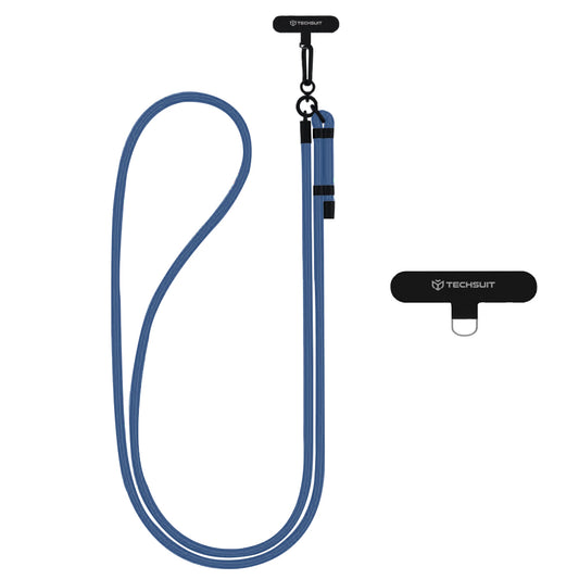 Telefoonkoord Techsuit RCS1-80, Blauw