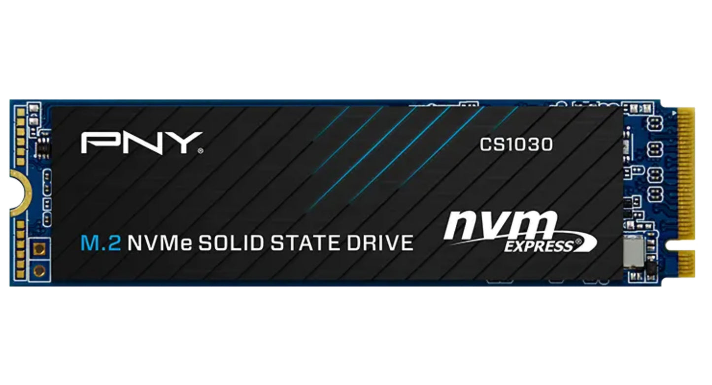 Disque SSD (Solid State Drive) PNY CS1030, 250 Go, NVMe M.2 2280, PCIe M280CS1030-250-RB