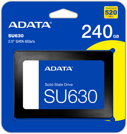 Solid State Drive (SSD) Adata SU630, 2.5inch, 240Go, SATA III ASU630SS-240GQ-R 