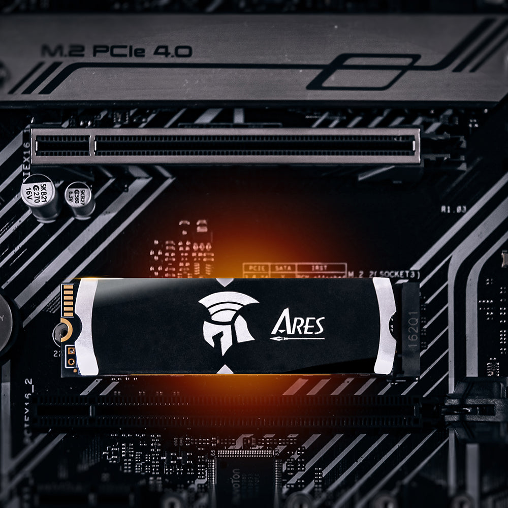 Solid State Drive (SSD) Dato Ares Dark Sword, NVME 1.4, PCIE Gen4x4, 1TB, Zwart ARSDSK-1TB