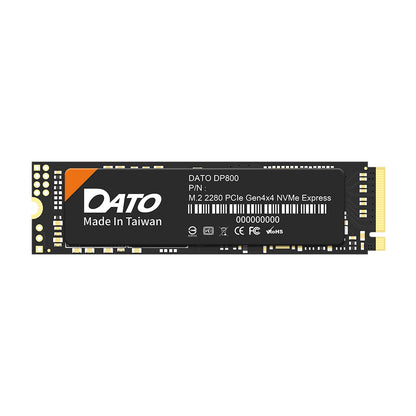 Solid State Drive (SSD) Dato DP800, NVME M.2 2280, PCIe, 512GB, Zwart DP800SSD-512GB