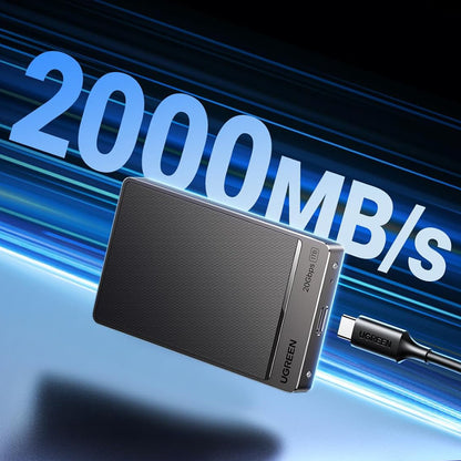 Solid State Drive (Externe SSD) UGREEN 35270, 1TB, Gri