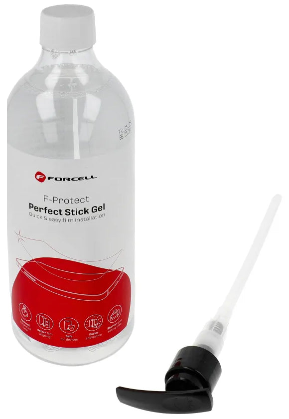 Solution Gel Forcell Perfect Stick pour application Film de Protection Plastique / Silicone, 1l.