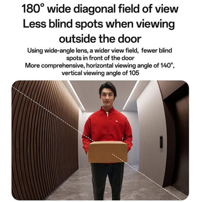 Yesido KM27 deurbel, Wi-Fi, 2K, Wit