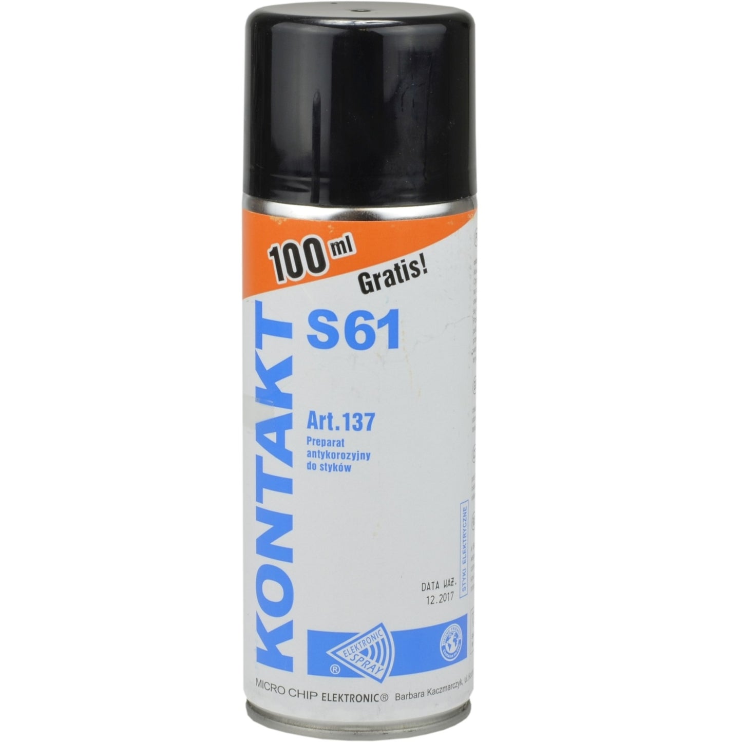 Elektronische Reinigingsspray Spray Kontakt S61, 400ml ART. 137