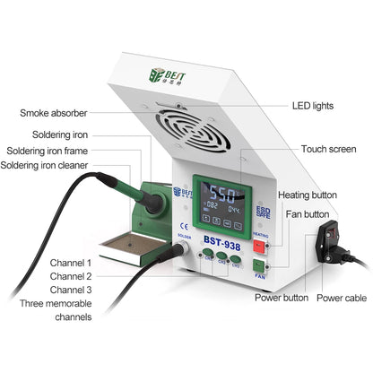 Letcon Best BST-938 Letcon BST-938 Station, avec extracteur de fumée