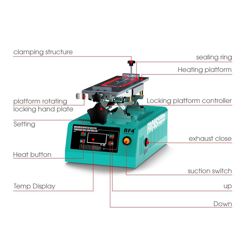 Scheidingstation Display Touchscreen RF4 Freedom