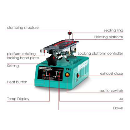 Scheidingstation Display Touchscreen RF4 Freedom