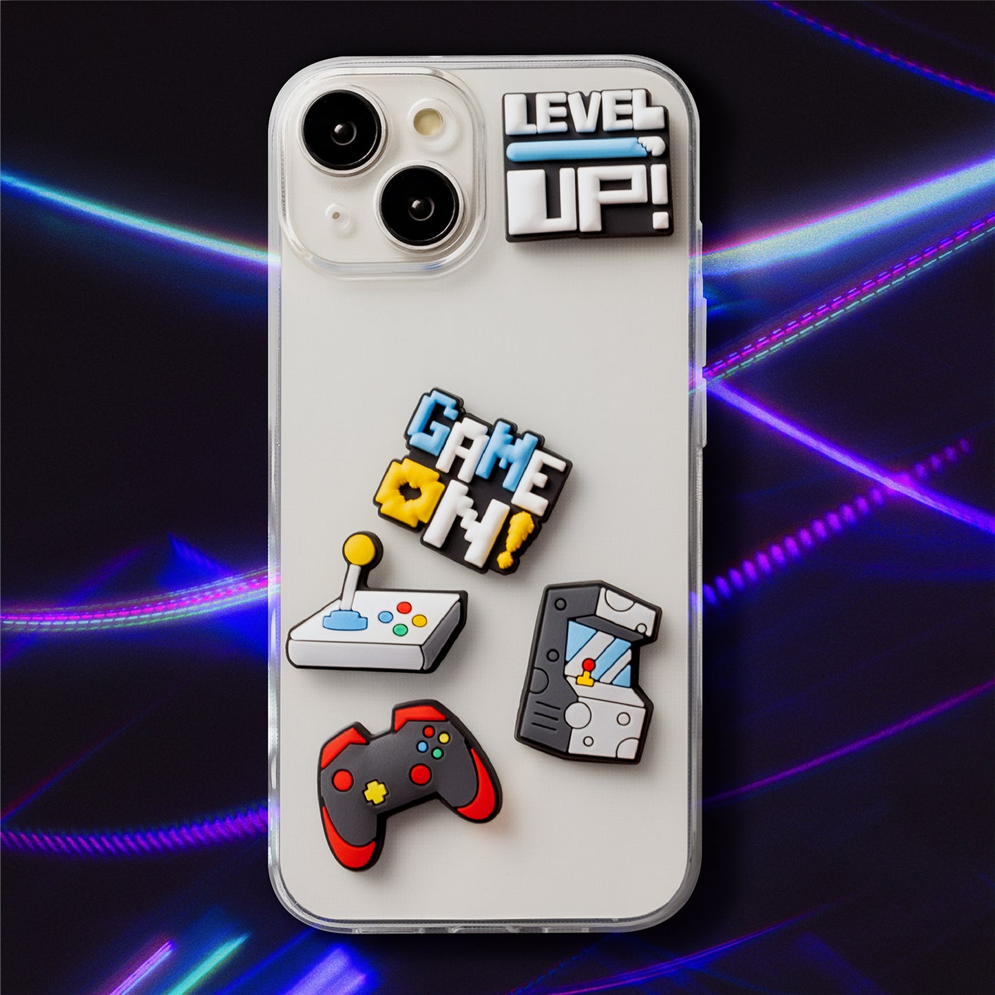 Sticker 3D OEM GameOn pour Coque de Téléphone / Tablette, Set de 5 pièces, Multicolore