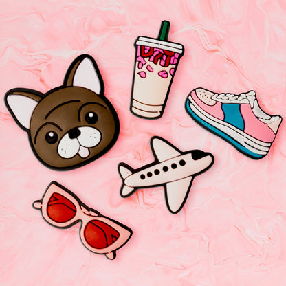 3D OEM Lifestyle Sticker for Phone / Tablet Case, Set of 5, Pink