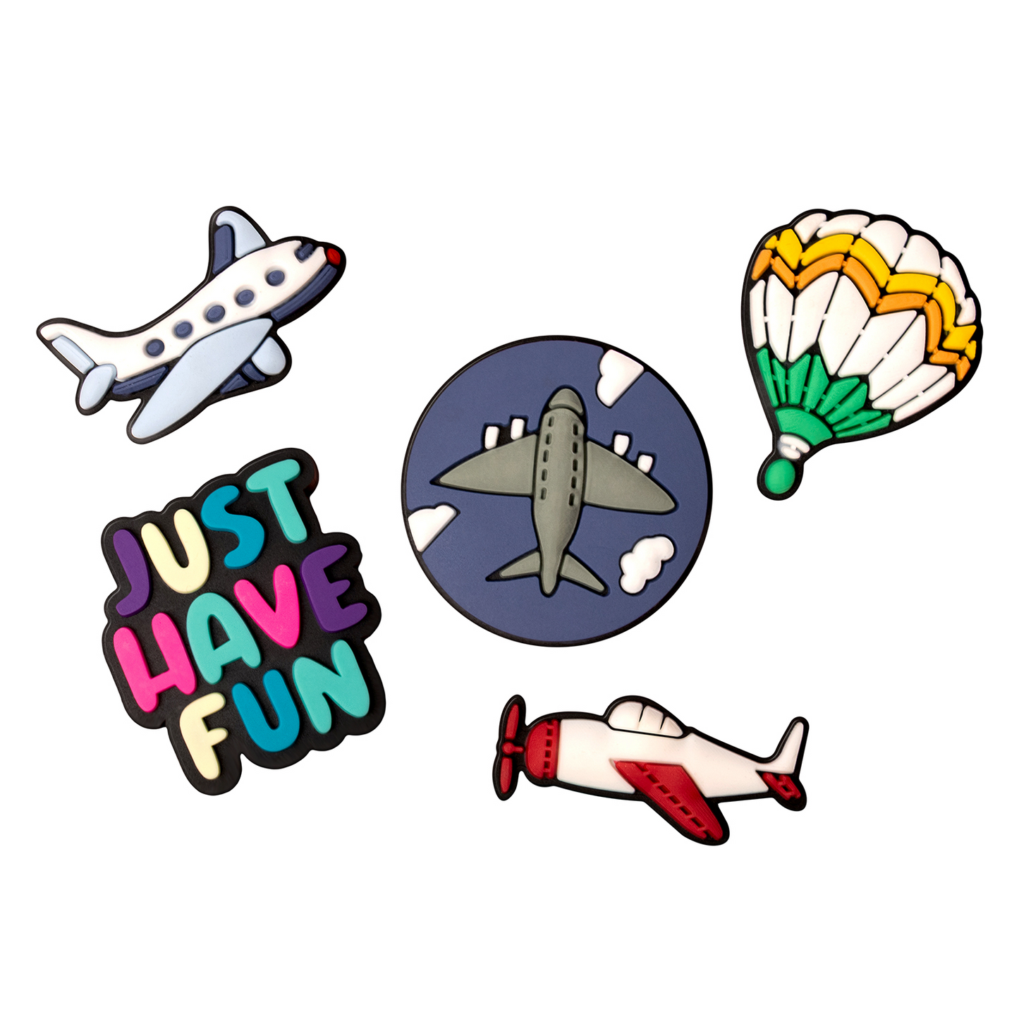 Sticker 3D OEM Travel pour Coque de Téléphone / Tablette, Set de 5 pièces, Multicolore