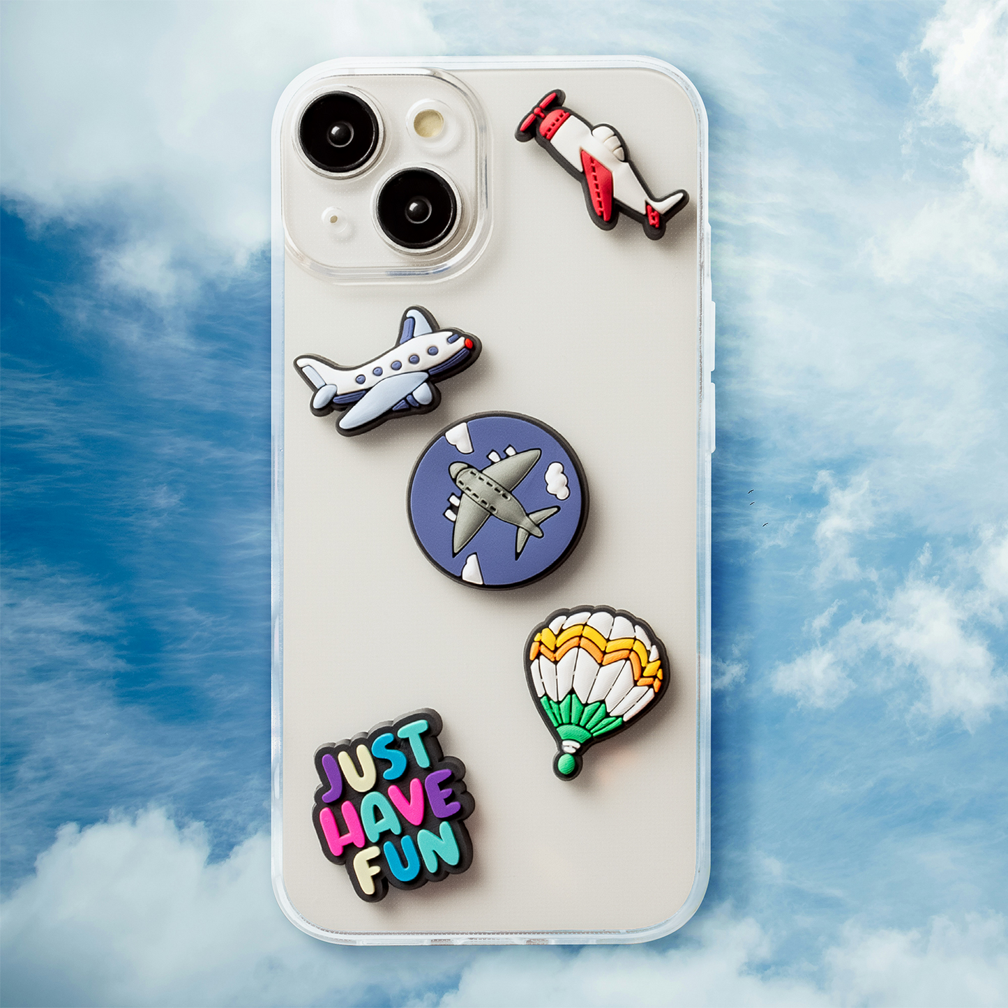 Sticker 3D OEM Travel pour Coque de Téléphone / Tablette, Set de 5 pièces, Multicolore