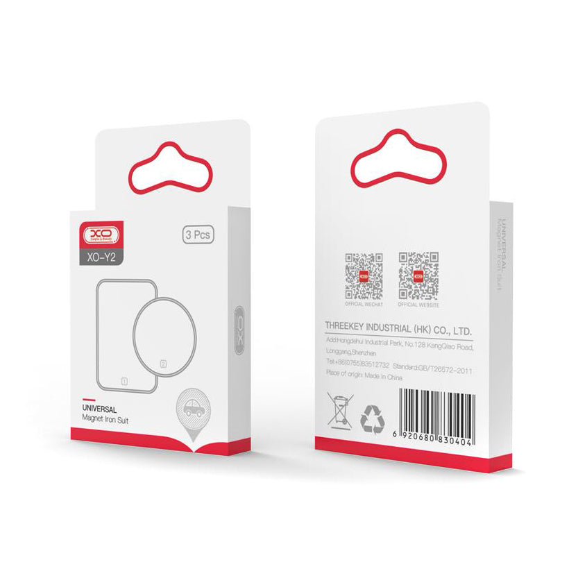 Autocollant Métallique XO Design Y2 3en1, Argenté