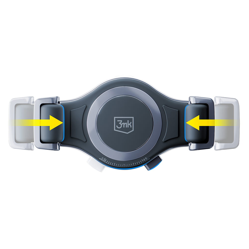 Support Auto 3MK Memo Hug, 4.5 pouces - 6.7 pouces, Noir