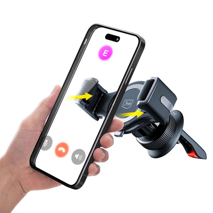 Support Auto 3MK Memo Hug, 4.5 pouces - 6.7 pouces, Noir