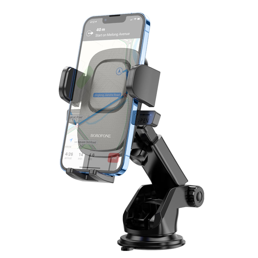 Autohalterung Borofone BH60 Dainty, 4,5 Zoll - 7 Zoll, Schwarz