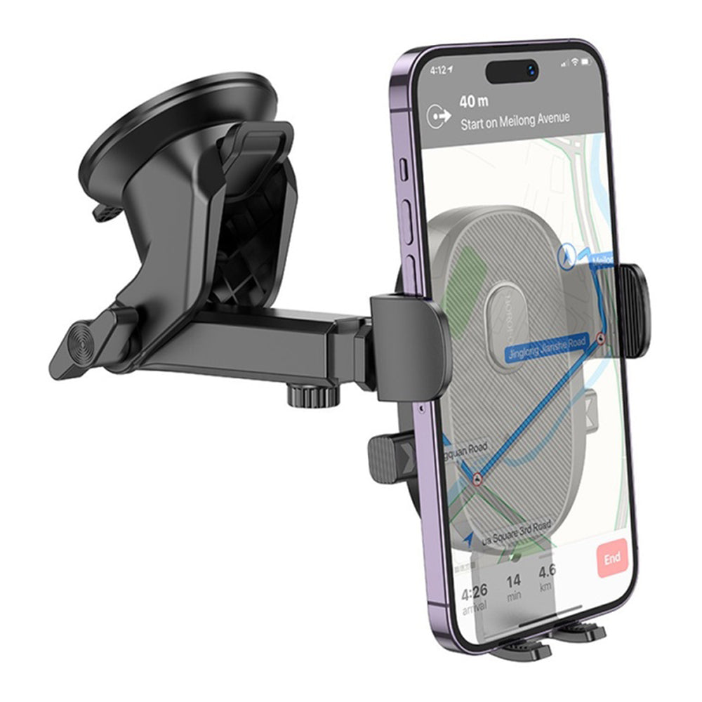 Support Auto Borofone BH93 Grand, 4.5 pouces - 7 pouces, Noir