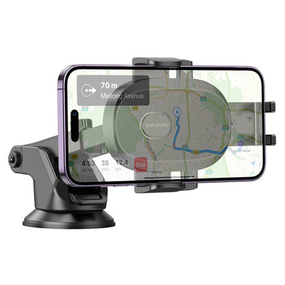 Support Auto Borofone BH93 Grand, 4.5 pouces - 7 pouces, Noir